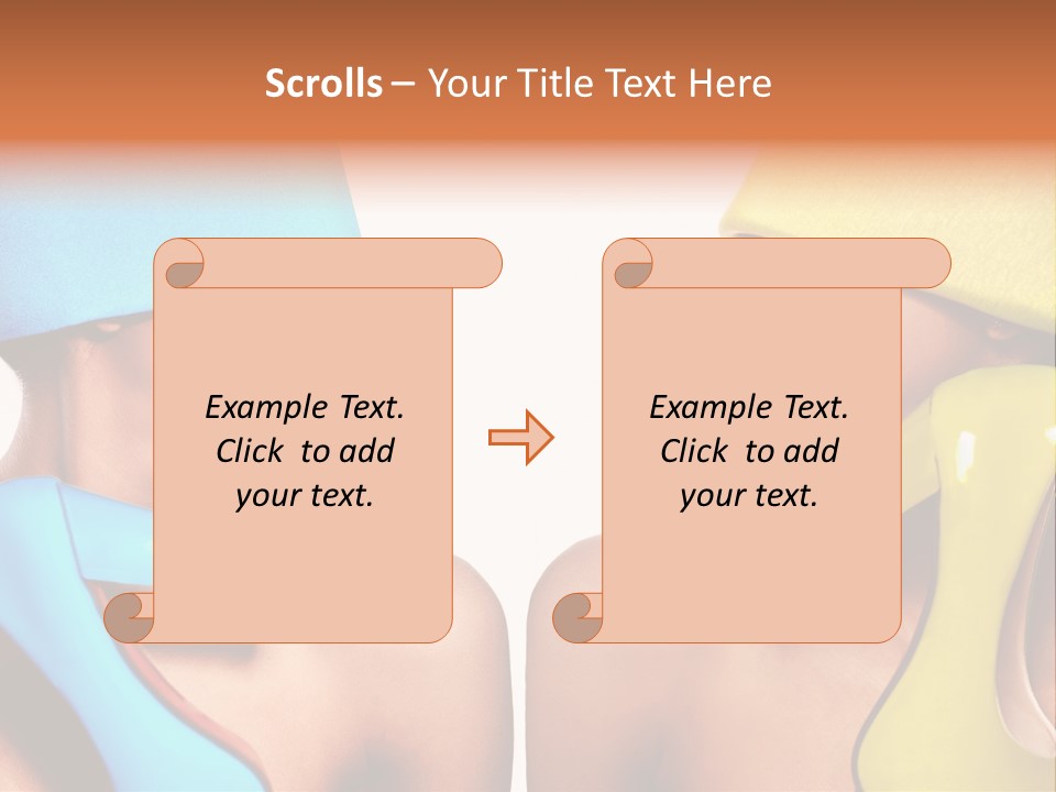 Young Face Female PowerPoint Template