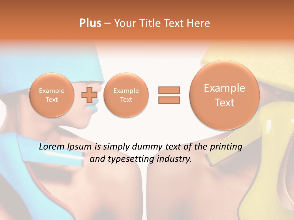 Young Face Female PowerPoint Template