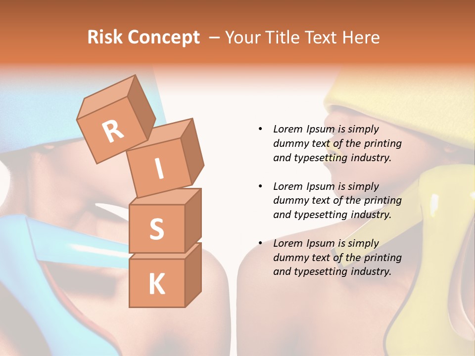 Young Face Female PowerPoint Template