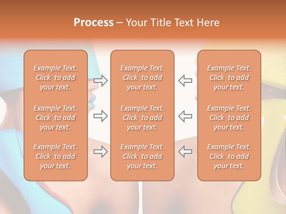 Young Face Female PowerPoint Template