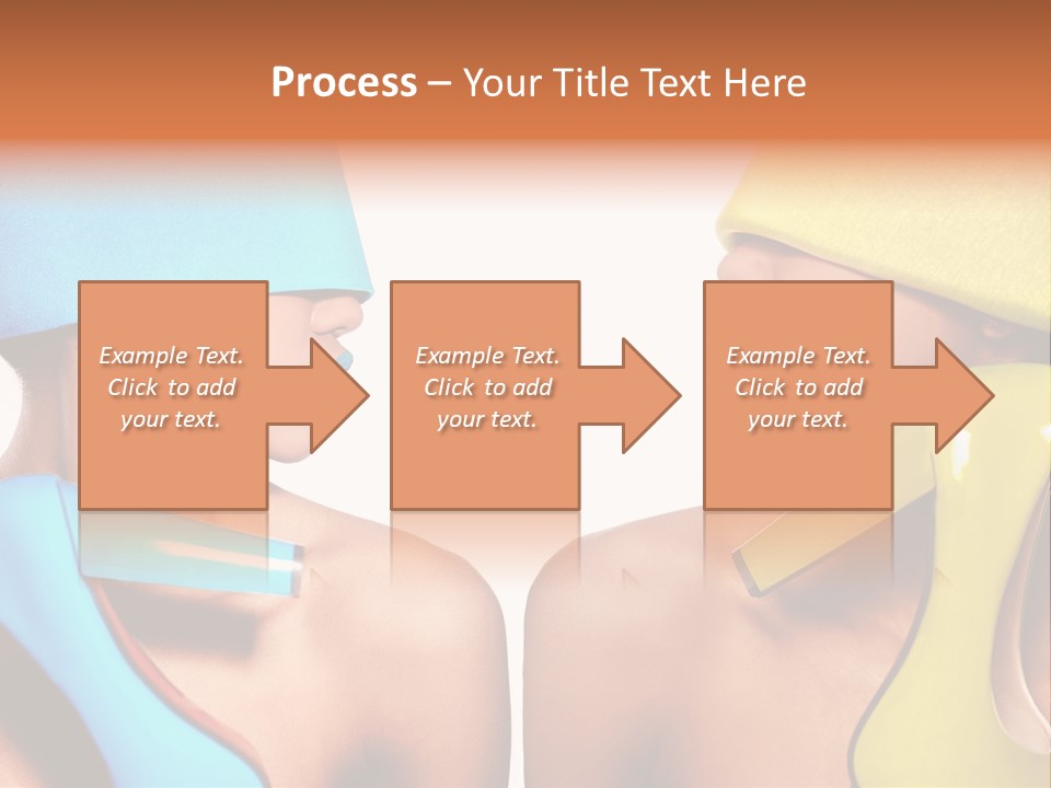 Young Face Female PowerPoint Template