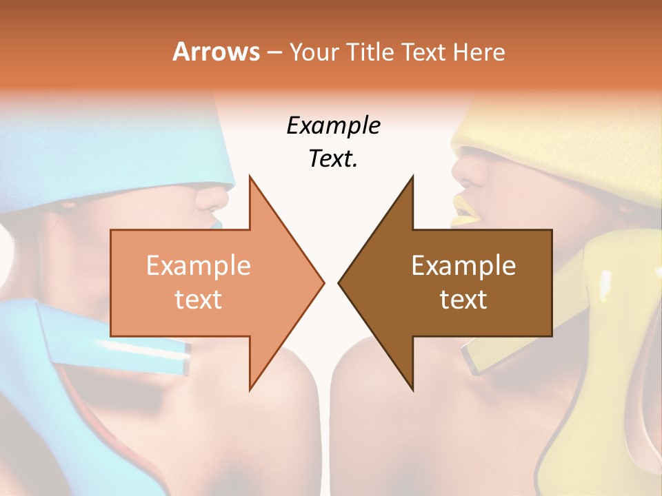 Young Face Female PowerPoint Template