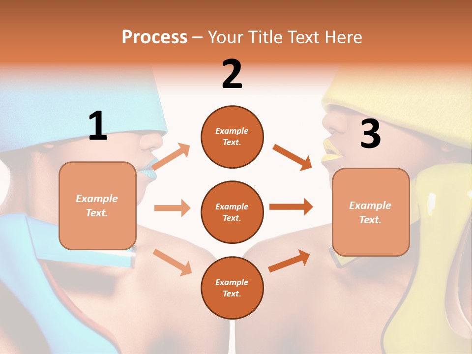 Young Face Female PowerPoint Template