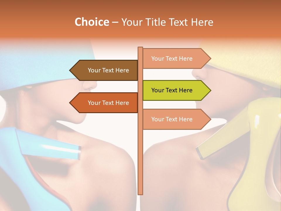 Young Face Female PowerPoint Template