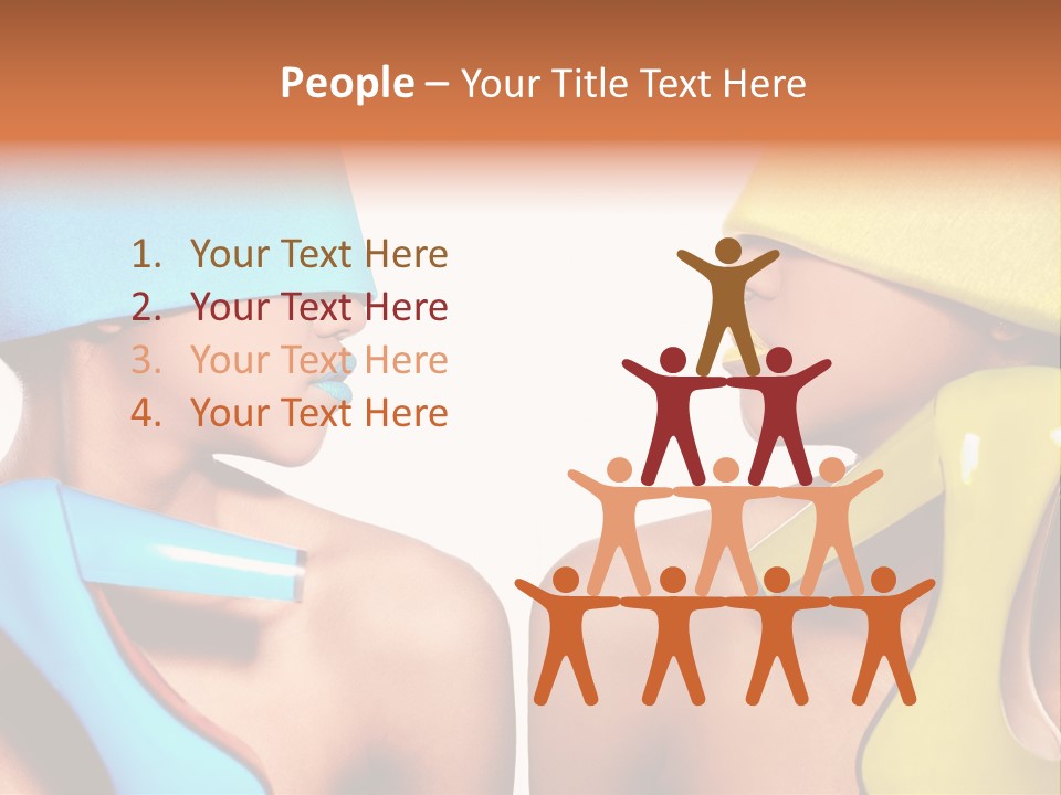 Young Face Female PowerPoint Template