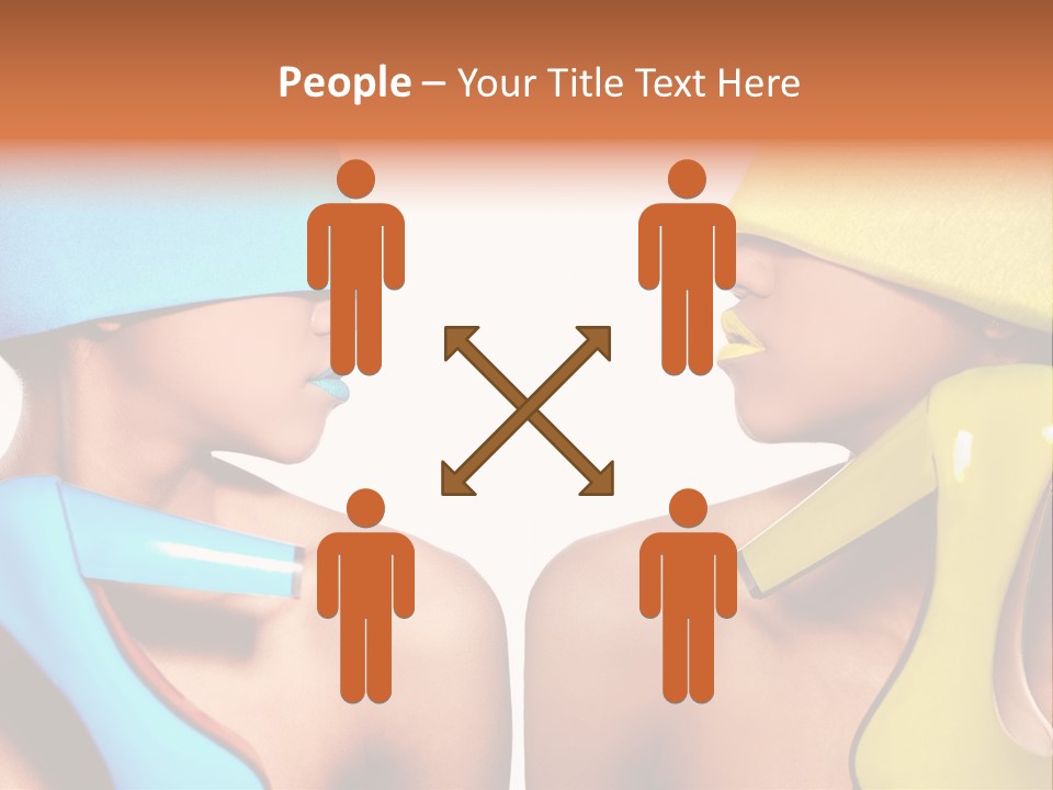 Young Face Female PowerPoint Template