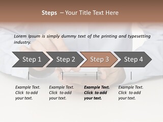 Corporate Typing Cellphone PowerPoint Template