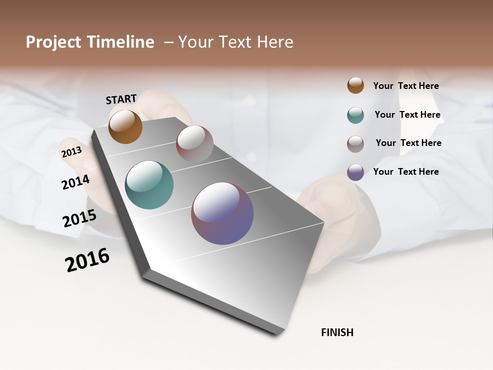 Corporate Typing Cellphone PowerPoint Template