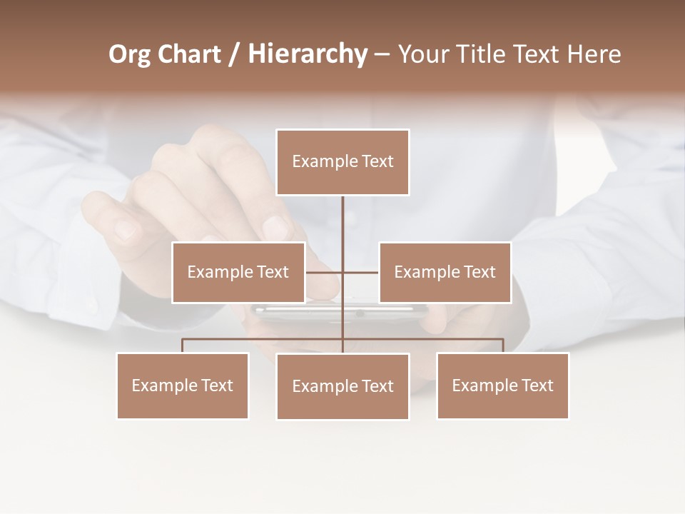 Corporate Typing Cellphone PowerPoint Template