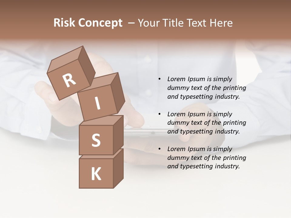 Corporate Typing Cellphone PowerPoint Template