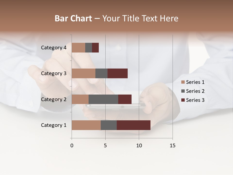 Corporate Typing Cellphone PowerPoint Template