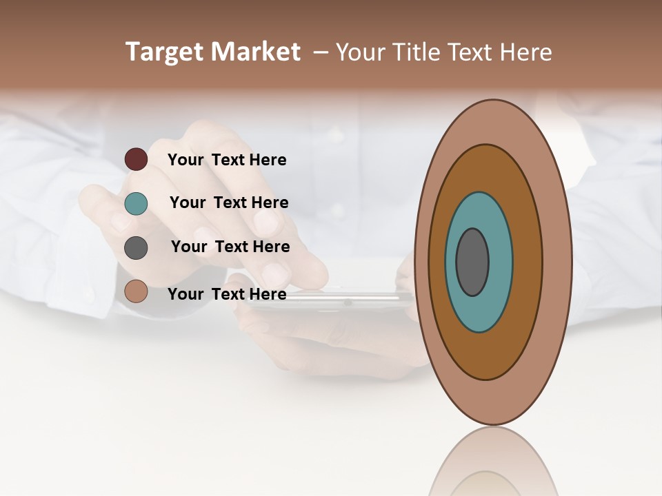 Corporate Typing Cellphone PowerPoint Template