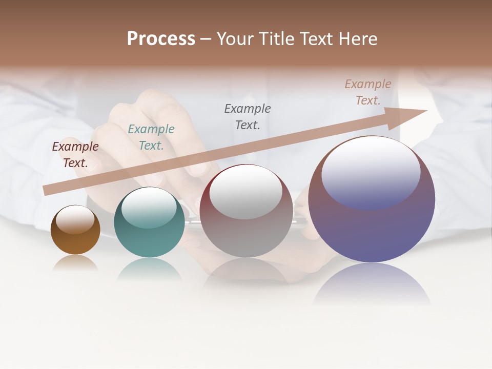 Corporate Typing Cellphone PowerPoint Template
