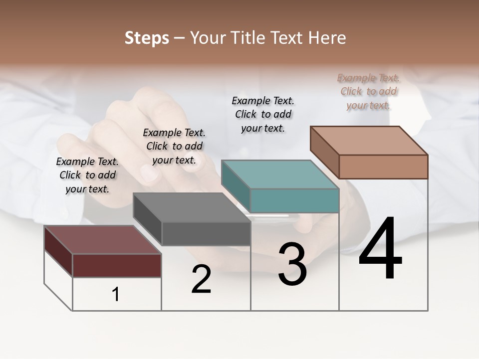 Corporate Typing Cellphone PowerPoint Template