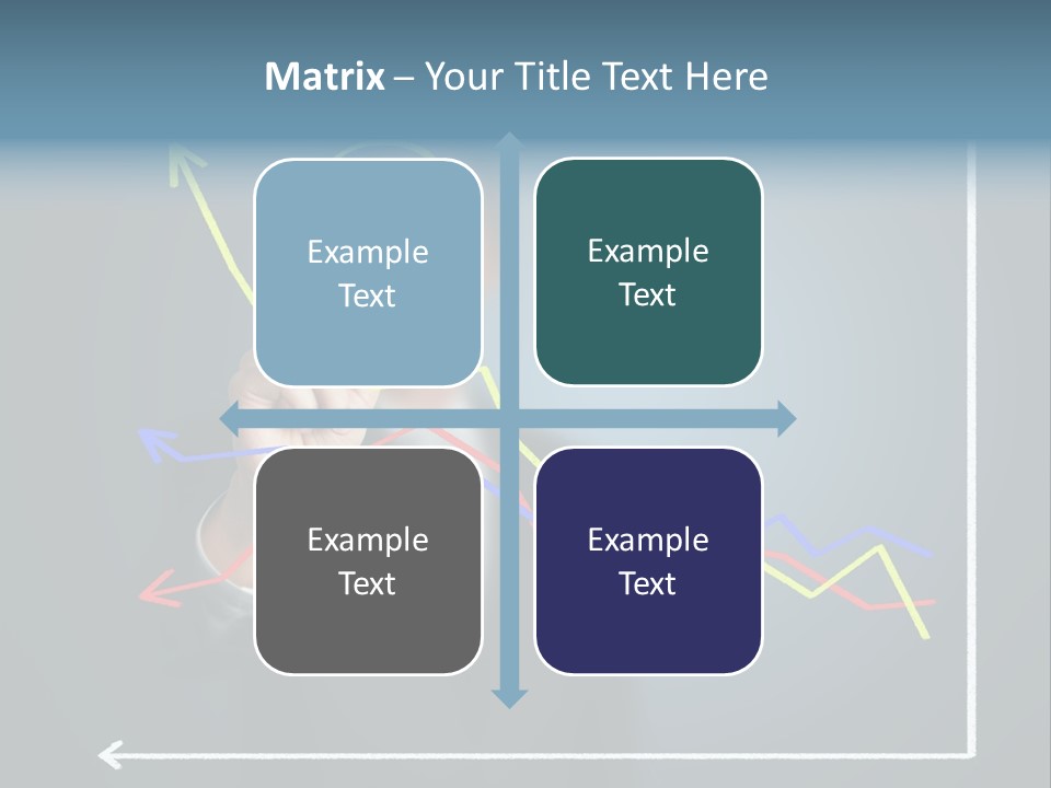 Marketing Businessman Hand PowerPoint Template