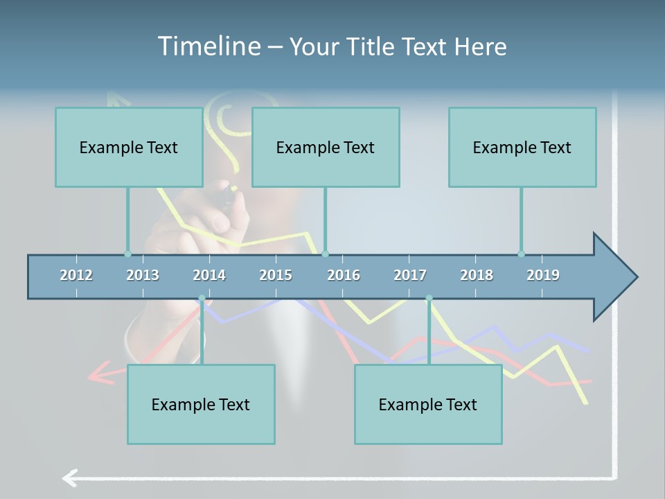 Marketing Businessman Hand PowerPoint Template