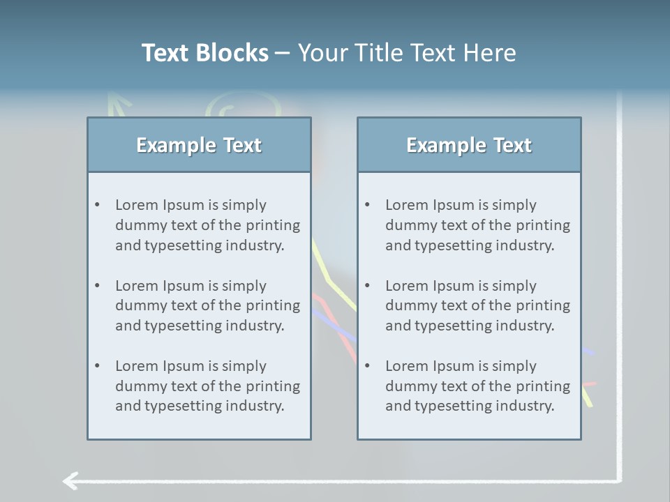 Marketing Businessman Hand PowerPoint Template