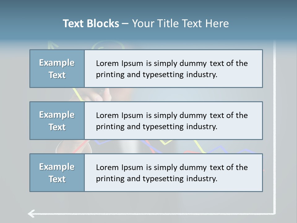 Marketing Businessman Hand PowerPoint Template