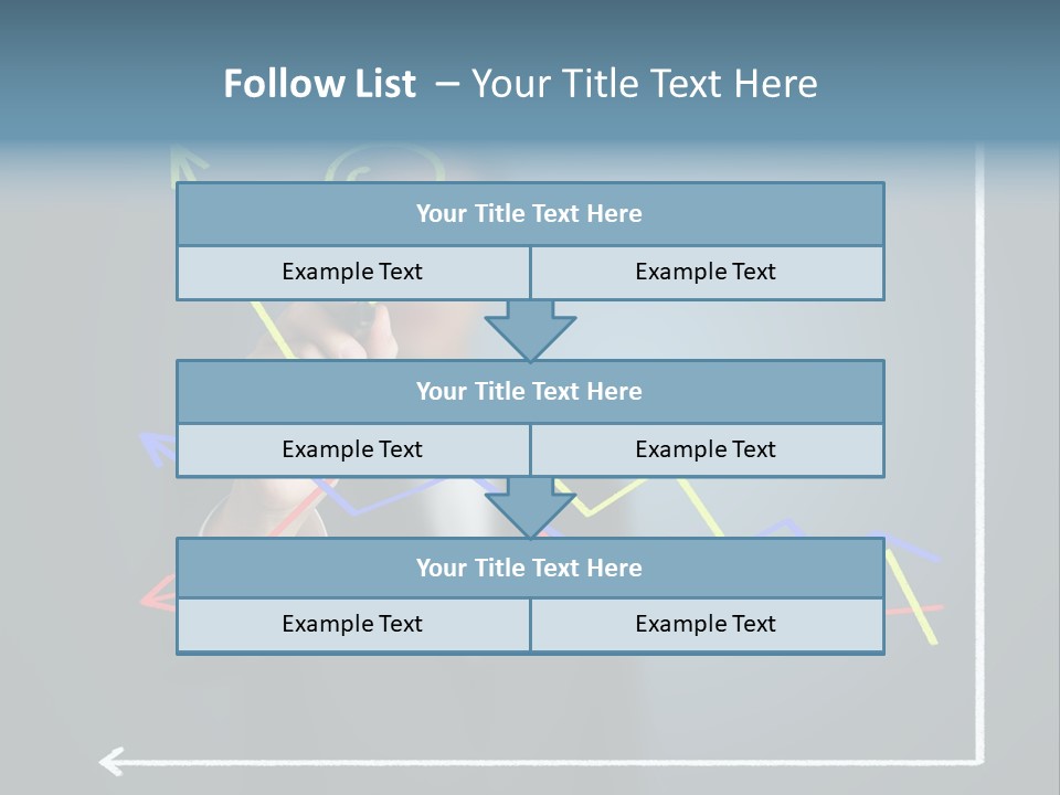 Marketing Businessman Hand PowerPoint Template