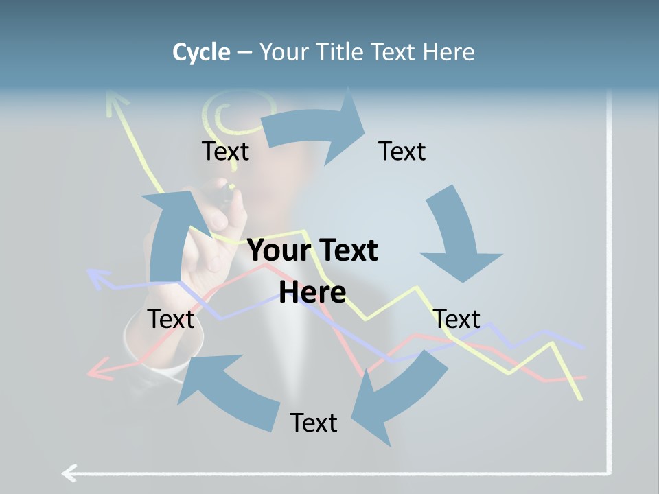 Marketing Businessman Hand PowerPoint Template