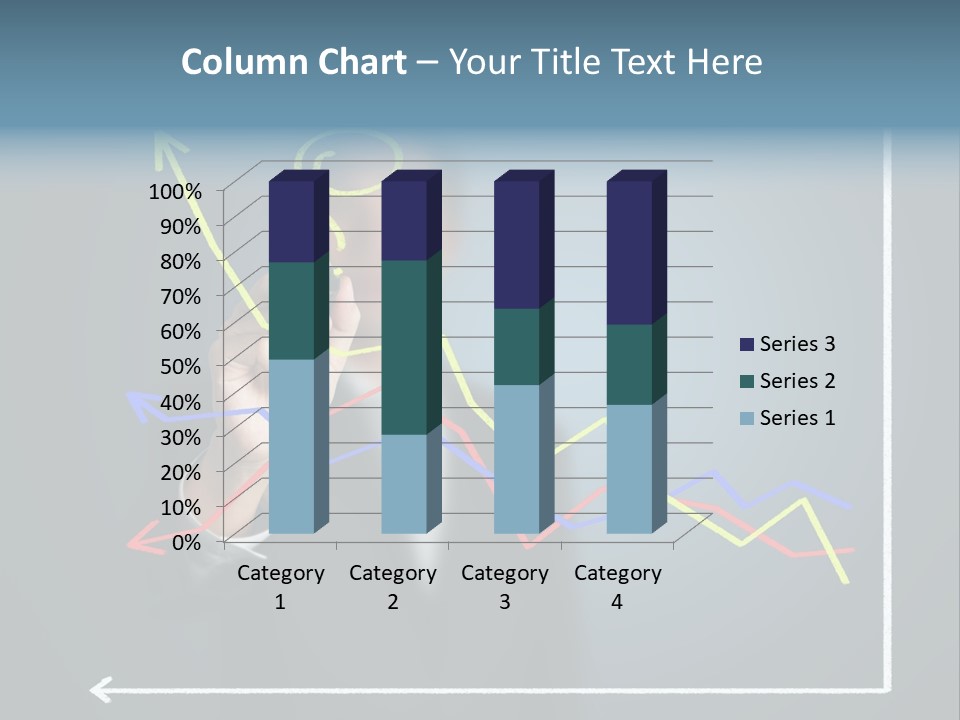 Marketing Businessman Hand PowerPoint Template