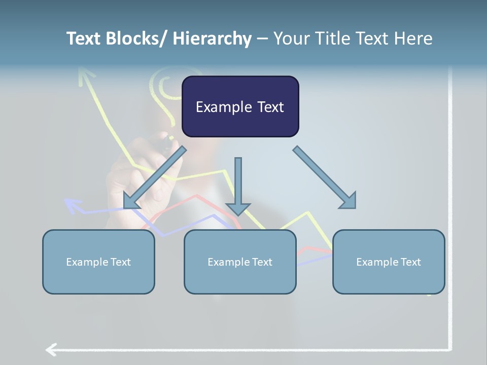 Marketing Businessman Hand PowerPoint Template