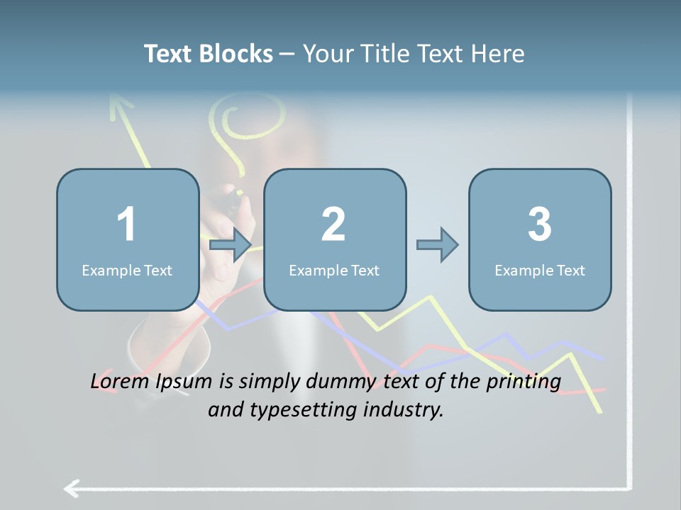 Marketing Businessman Hand PowerPoint Template