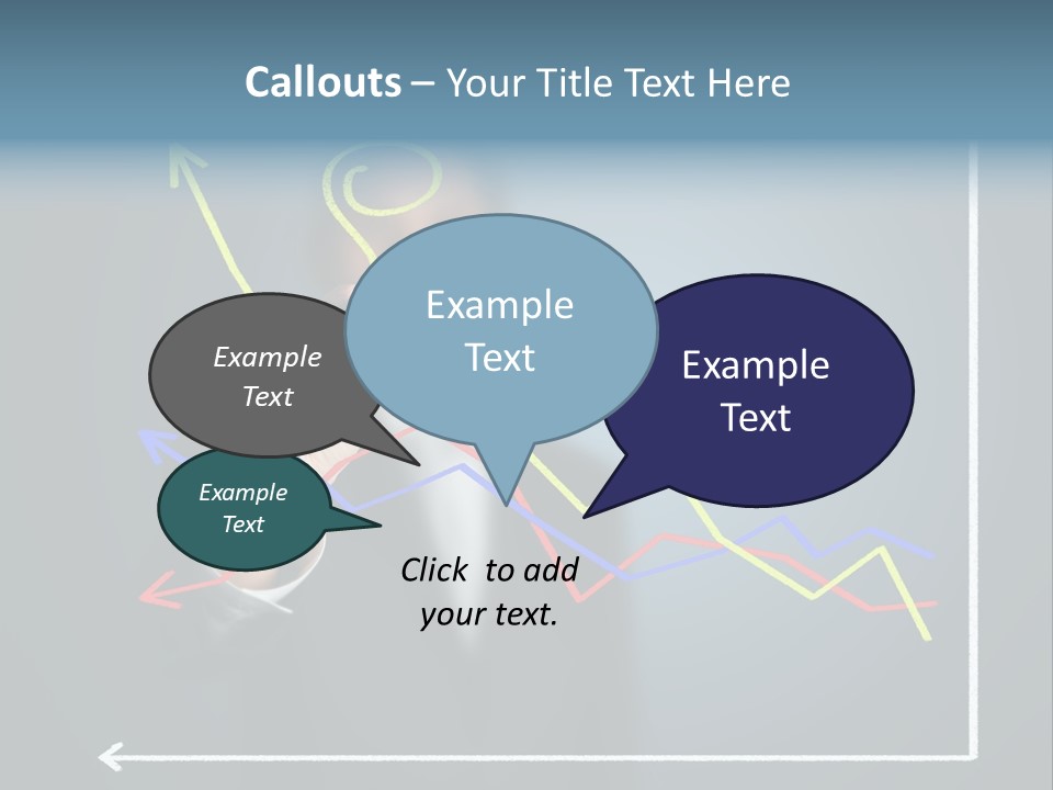 Marketing Businessman Hand PowerPoint Template