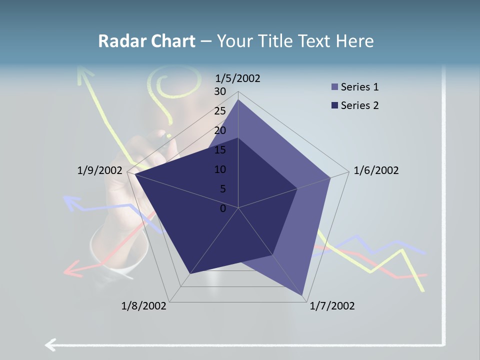 Marketing Businessman Hand PowerPoint Template