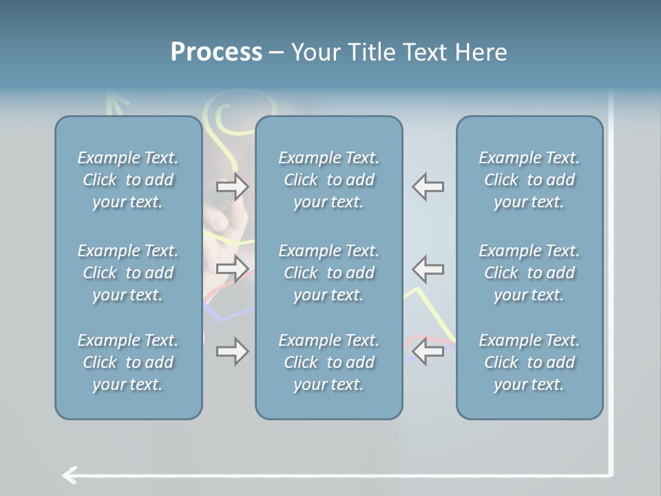 Marketing Businessman Hand PowerPoint Template