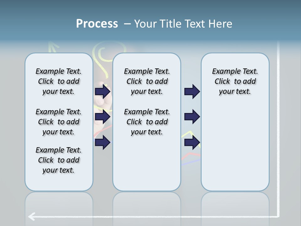 Marketing Businessman Hand PowerPoint Template
