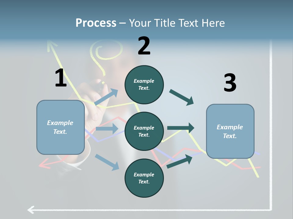 Marketing Businessman Hand PowerPoint Template