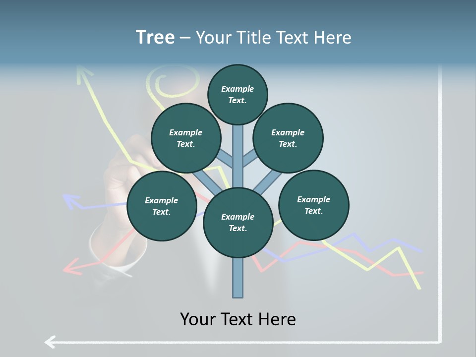 Marketing Businessman Hand PowerPoint Template
