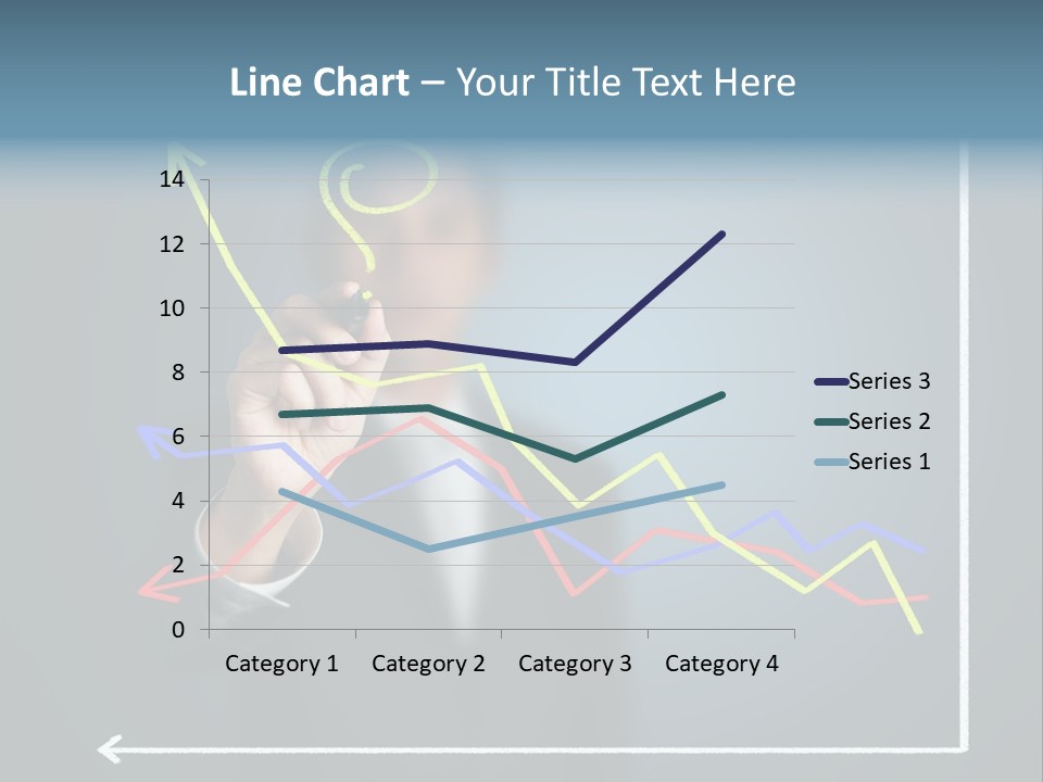 Marketing Businessman Hand PowerPoint Template