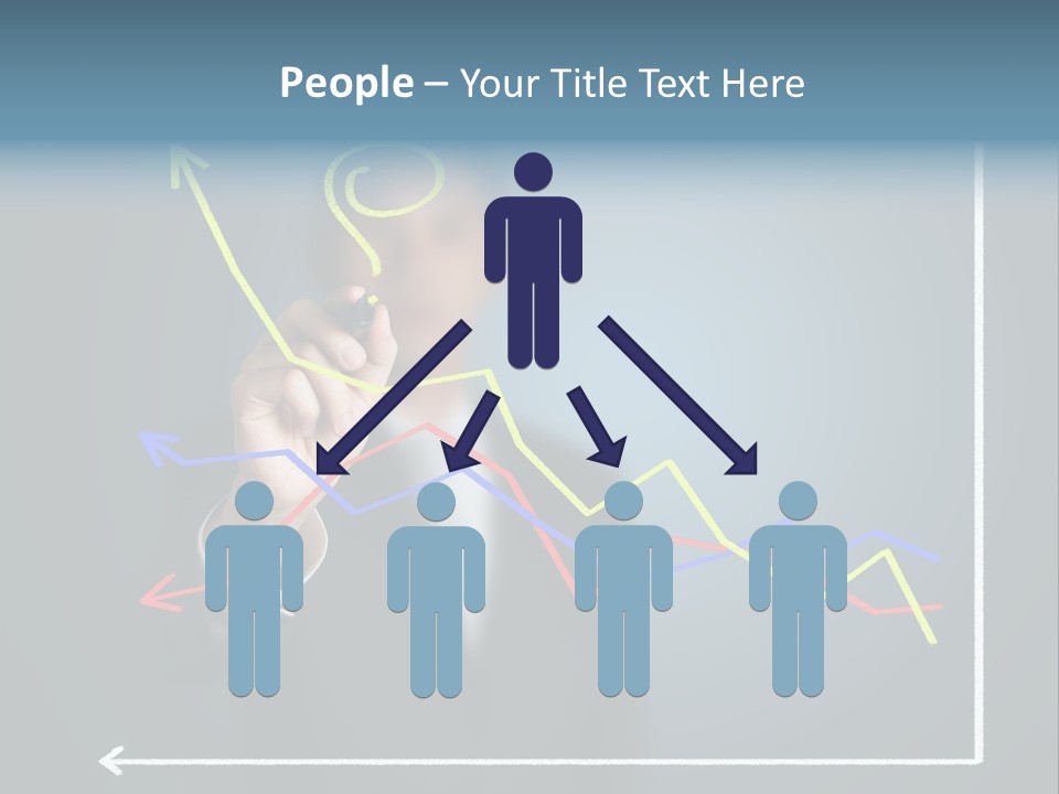 Marketing Businessman Hand PowerPoint Template