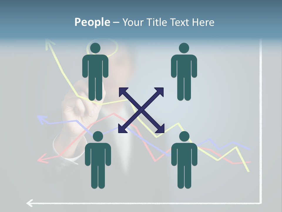 Marketing Businessman Hand PowerPoint Template