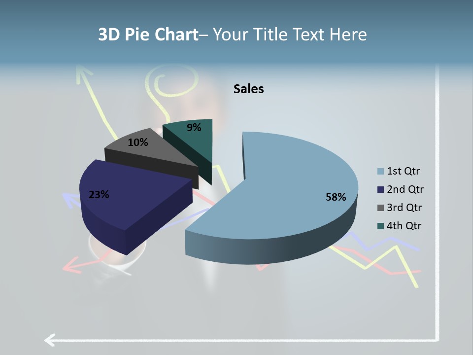 Marketing Businessman Hand PowerPoint Template