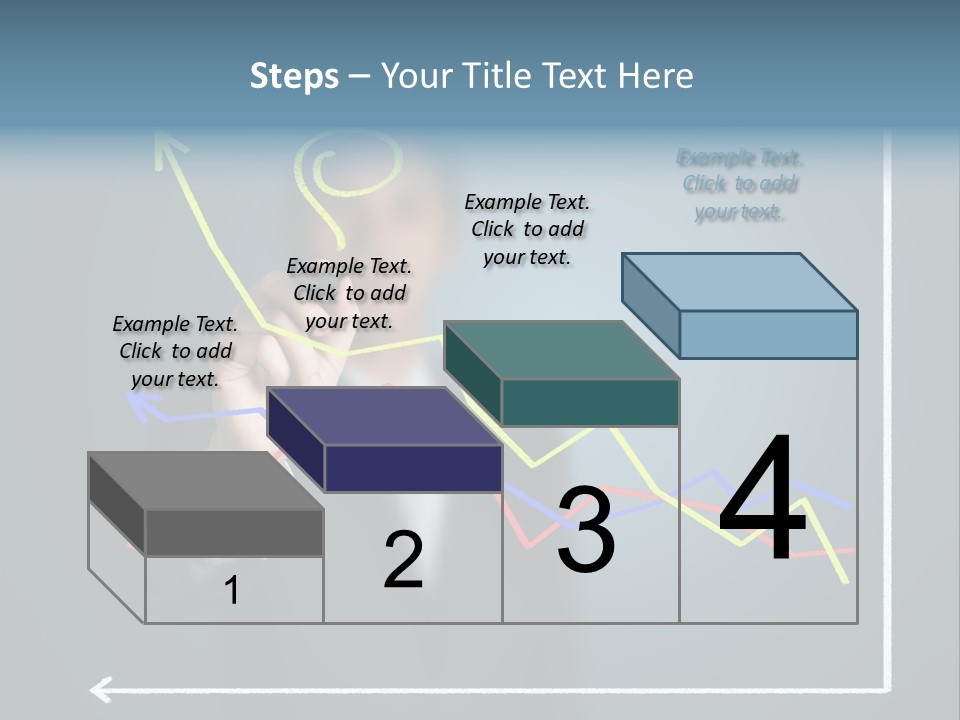 Marketing Businessman Hand PowerPoint Template