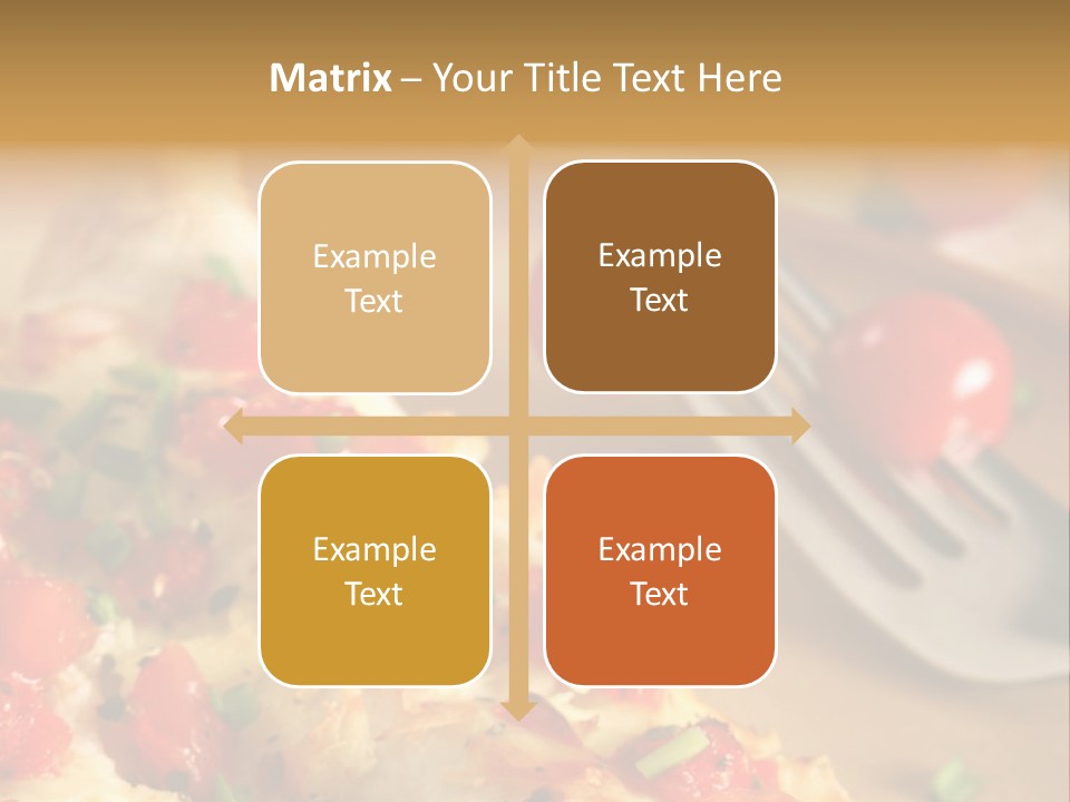 Cheese Grated Onion PowerPoint Template