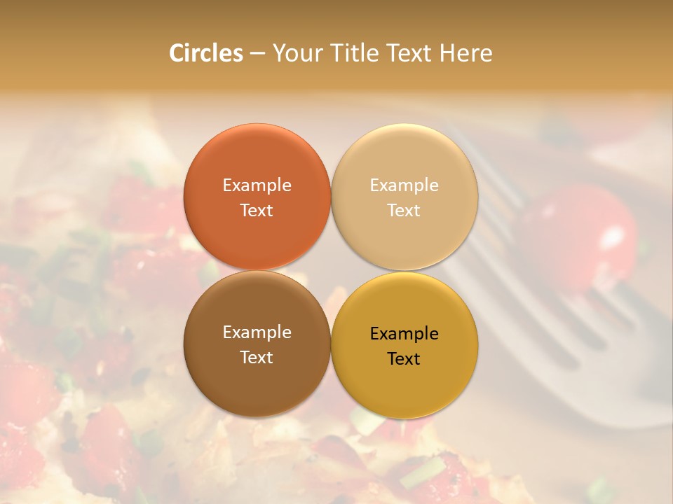 Cheese Grated Onion PowerPoint Template