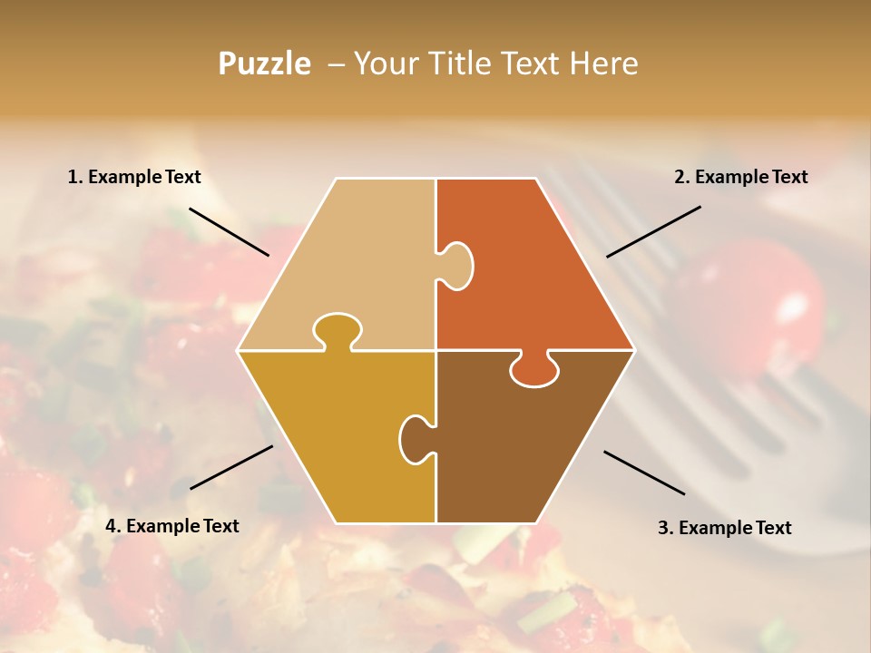 Cheese Grated Onion PowerPoint Template