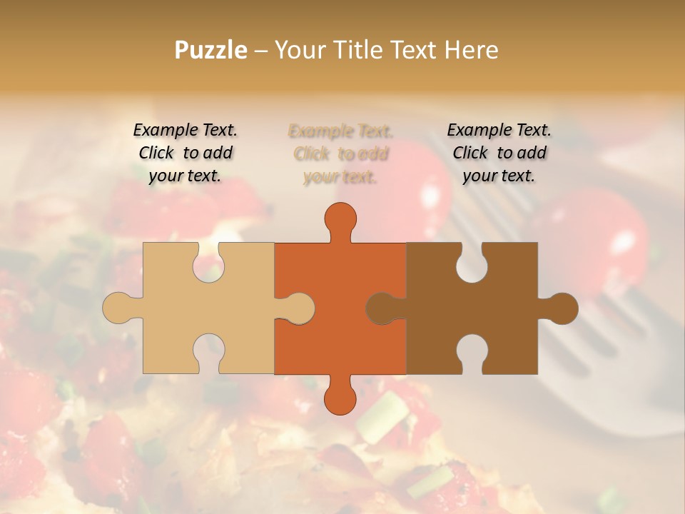 Cheese Grated Onion PowerPoint Template