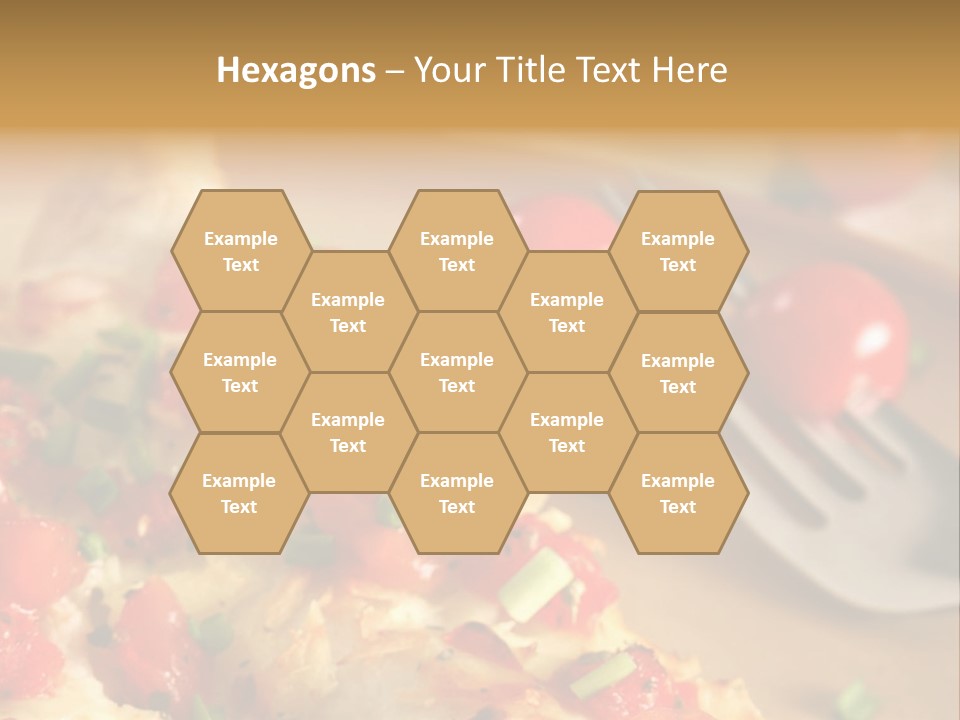 Cheese Grated Onion PowerPoint Template