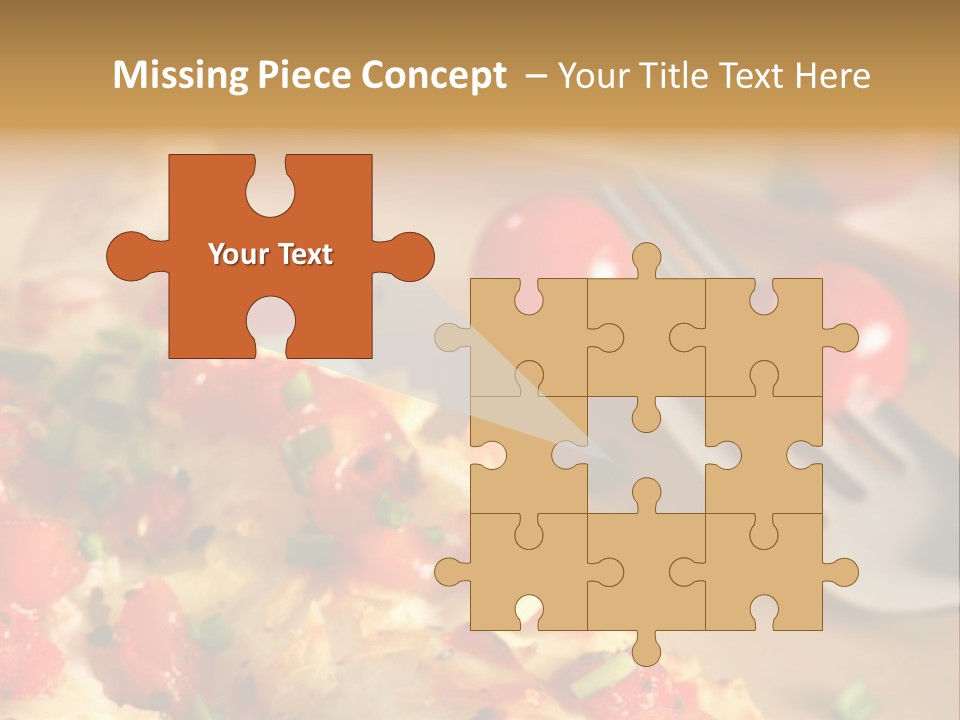 Cheese Grated Onion PowerPoint Template