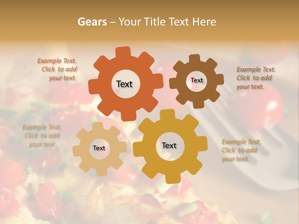 Cheese Grated Onion PowerPoint Template