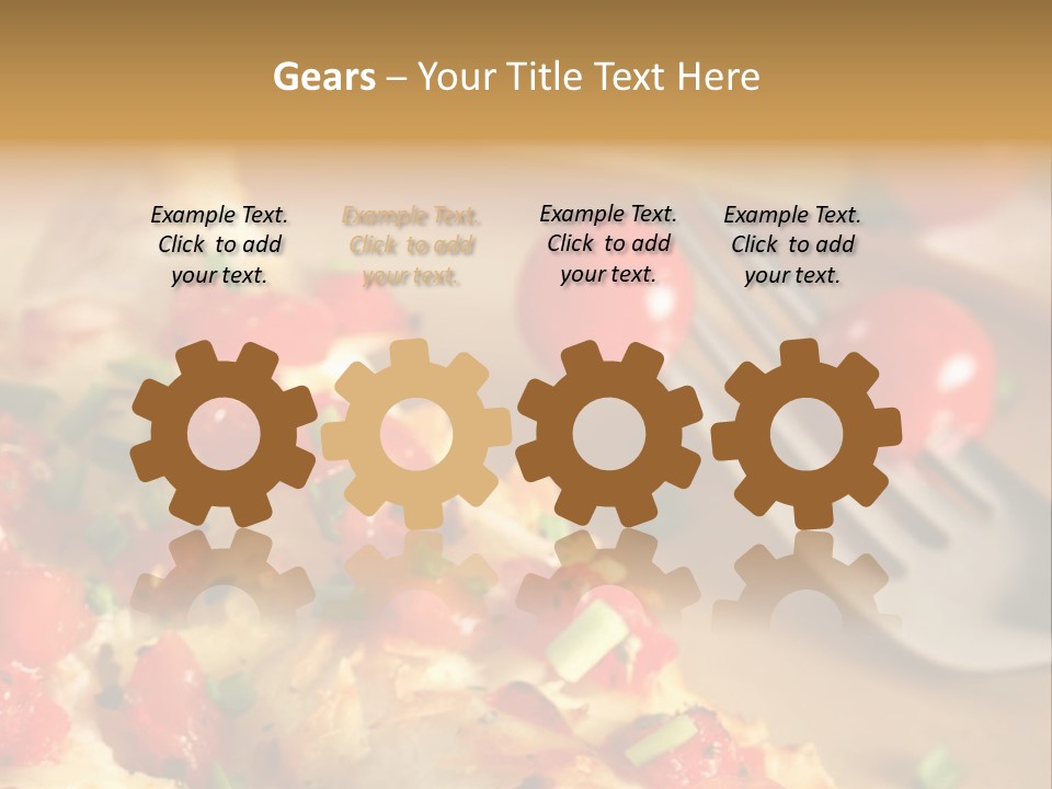 Cheese Grated Onion PowerPoint Template