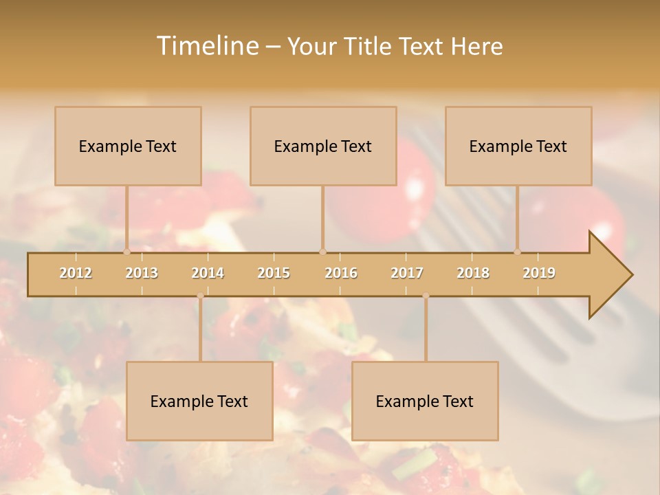 Cheese Grated Onion PowerPoint Template