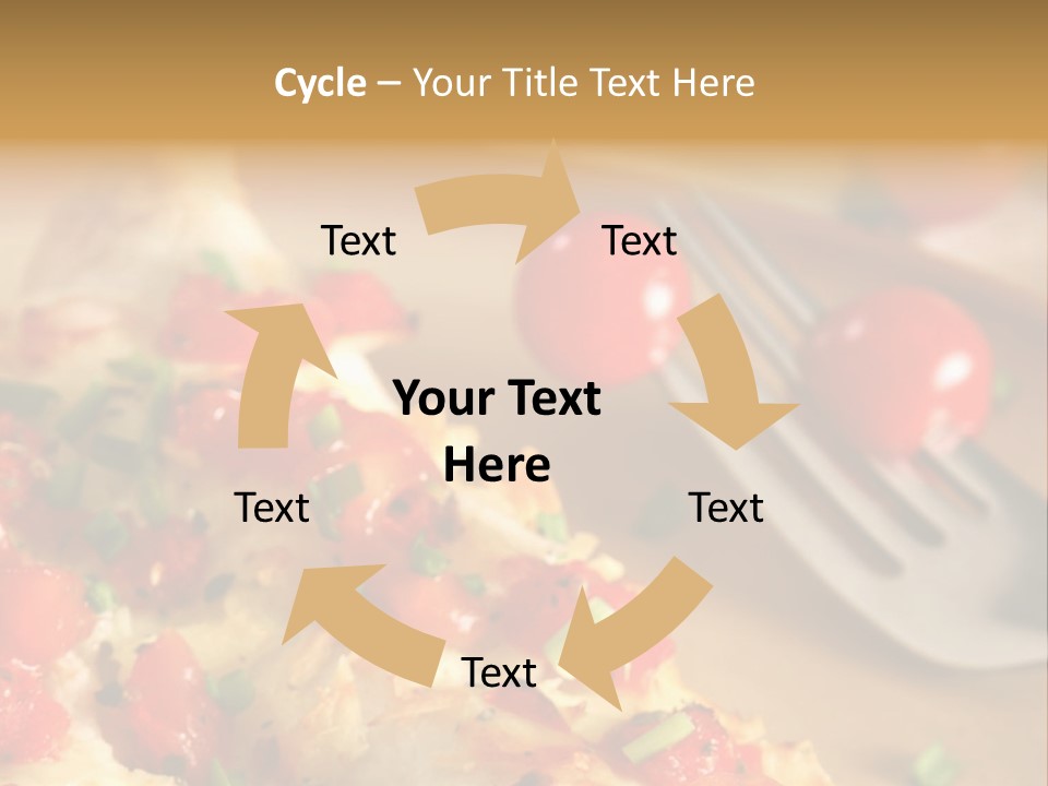 Cheese Grated Onion PowerPoint Template