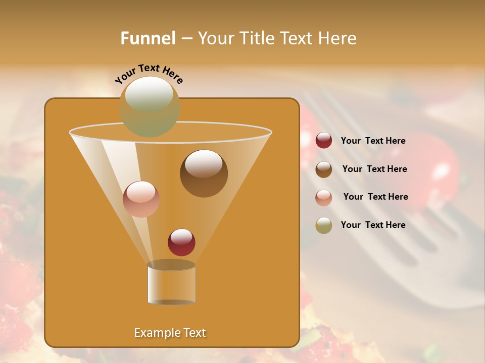 Cheese Grated Onion PowerPoint Template