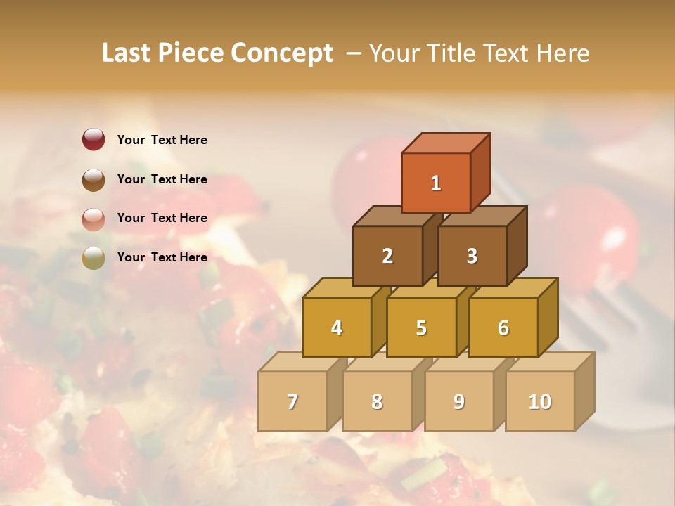 Cheese Grated Onion PowerPoint Template